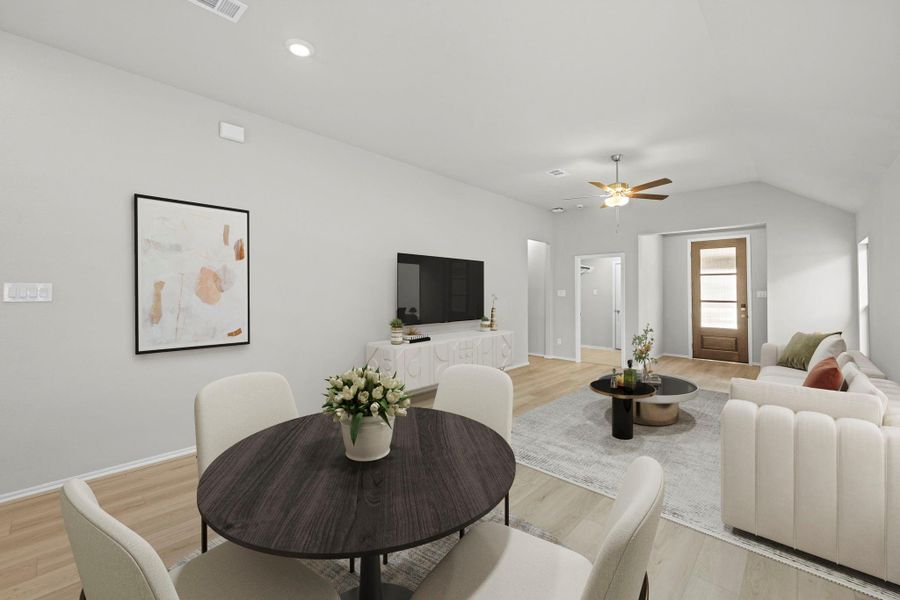 Furnished interior view inside a new home in Two Step Farm, Montgomery (Image 7). Furnished interior view inside a new home in Two Step Farm, Montgomery (Image 7).