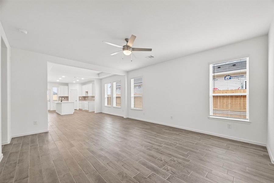 Spacious, unfurnished interior of a new home in Rates starting as low as, Iowa Colony (Image 25).