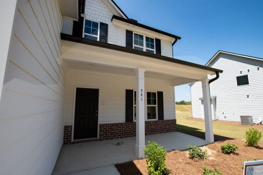 Representative exterior details of a home built from the Fairfax by Piedmont Residential in Falls Creek, Flowery Branch (Image 3).