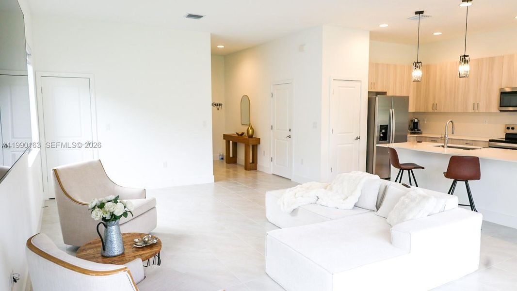 Furnished interior view inside a new home in , Ave Maria (Image 8).