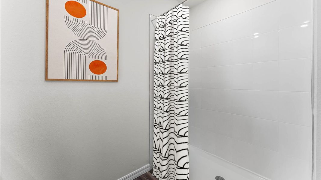 Representative furnished interior of a home built from the Aria by D.R. Horton in Crossroads at Kelly Park, Apopka (Image 13).