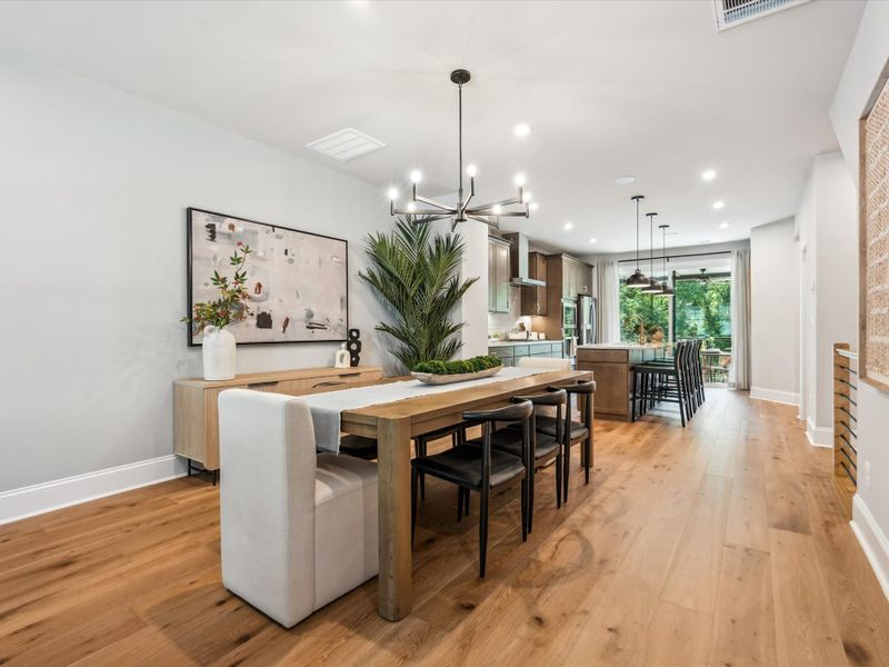 Representative furnished interior of a home built from the Hudson by Tri Pointe Homes in Old Town Village, Waxhaw (Image 38).