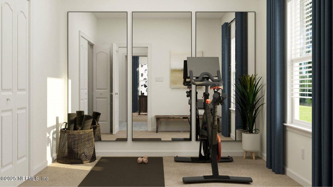 Furnished interior view inside a new home in Shearwater, St. Augustine (Image 10).