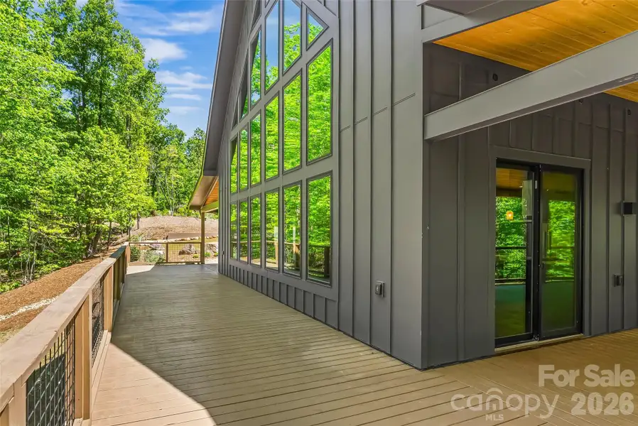 Exterior details and patio area of a home in , Morganton (Image 23).