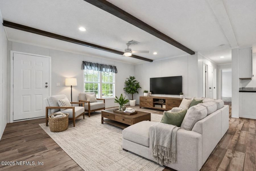 Furnished interior view inside a new home in , Hawthorne (Image 5).