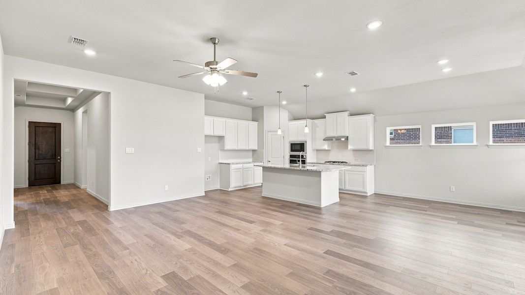 Furnished interior view inside a new home in Anna Ranch, Anna (Image 17).
