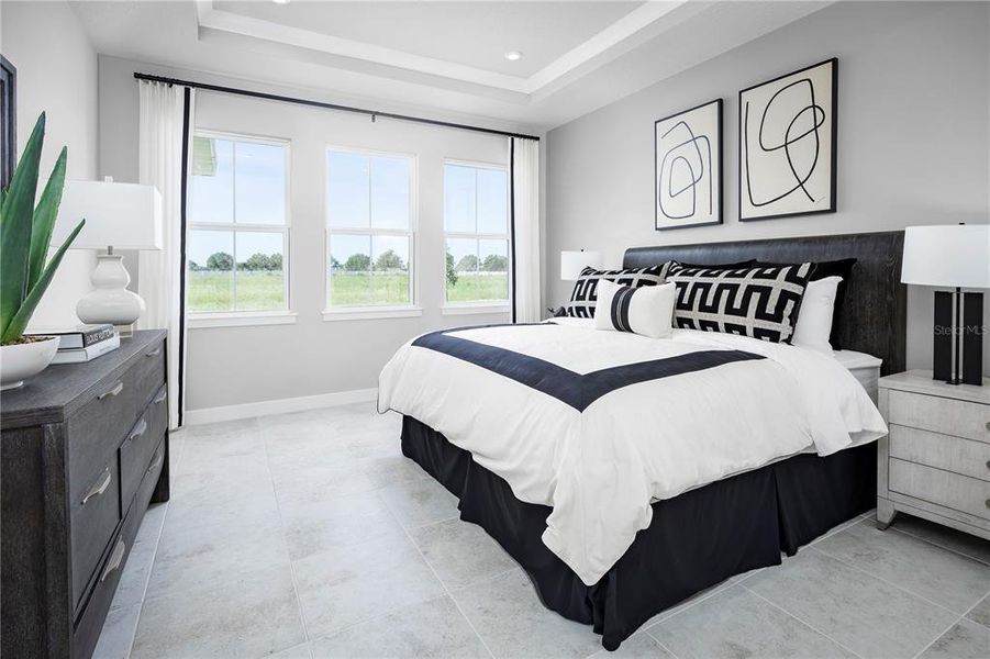 Furnished interior view inside a new home in Cedar Landings, Leesburg (Image 4).