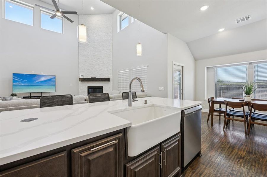 Furnished interior view inside a new home in Mockingbird Heights, Midlothian (Image 15).