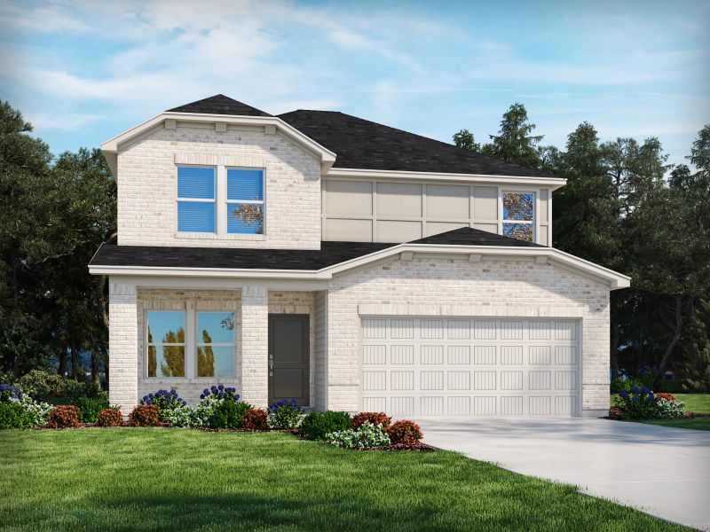 Representative exterior photo of a completed home built from the Alexander by Meritage Homes in Waltons Grove, Mount Juliet, TN (Image 11).