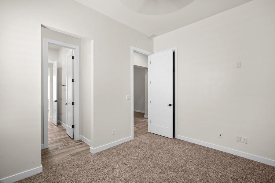 Representative unfurnished interior of a home built from the Scottsdale by LEH. Homes in Verdancia, El Paso (Image 96).