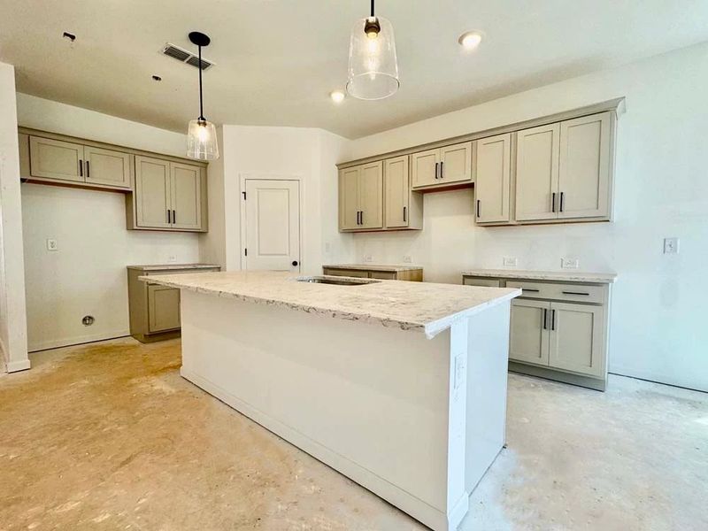Kitchen featuring Artisan Collection Finishes Construction Progress