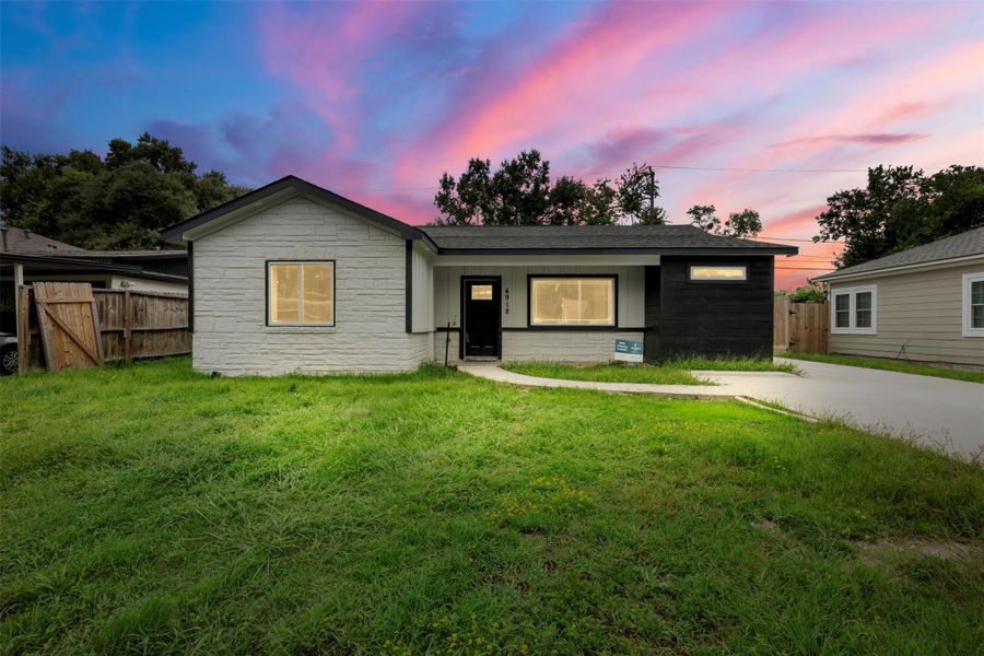 Enjoy the extended driveway leading to your newly constructed home. Enjoy the extended driveway leading to your newly constructed home.