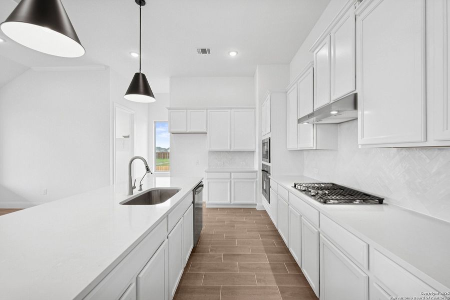 Furnished interior view inside a new home in Everly Estates, San Antonio (Image 10).