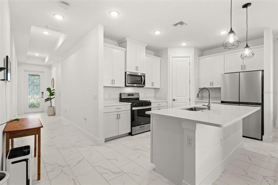 Furnished interior view inside a new home in , Punta Gorda (Image 16).