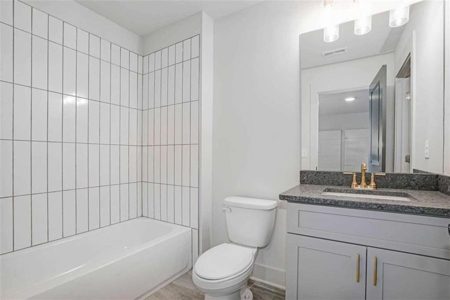 Furnished interior view inside a new home in Steeplechase, Hoschton (Image 35).