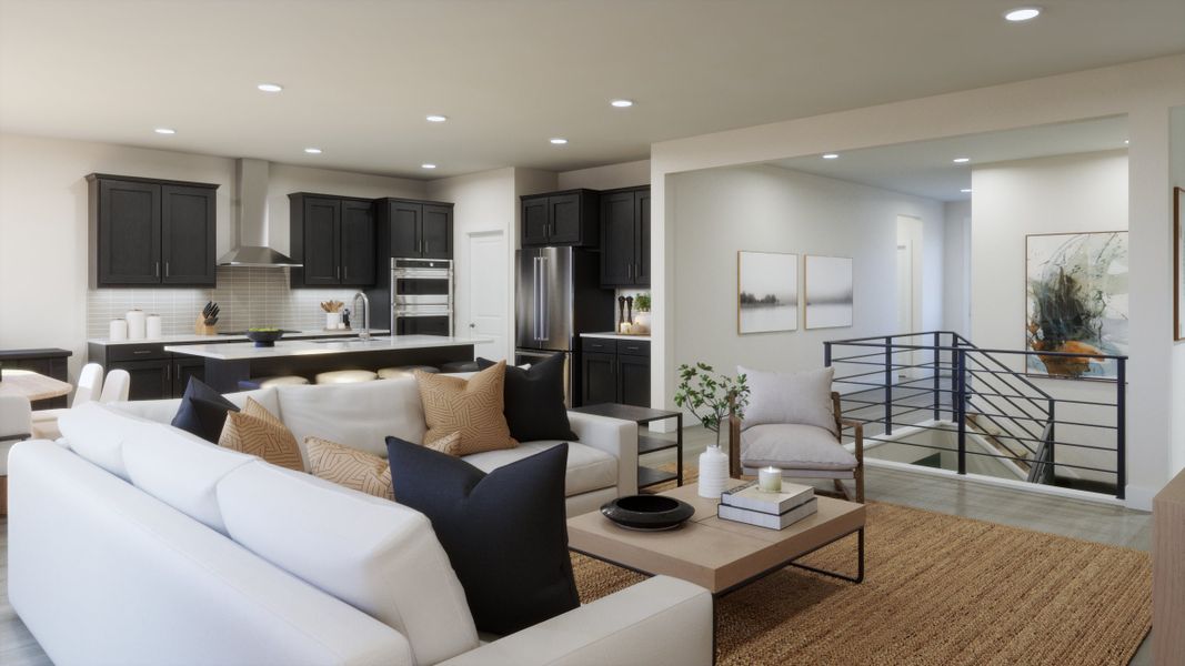 Representative furnished interior of a home built from the 1 by Trumark Homes in Independence, Elizabeth (Image 3).