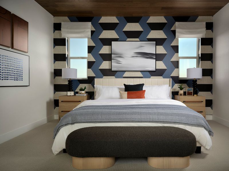 Representative furnished interior of a home built from the 2803 by Tri Pointe Homes in Painted Prairie, Aurora (Image 18).