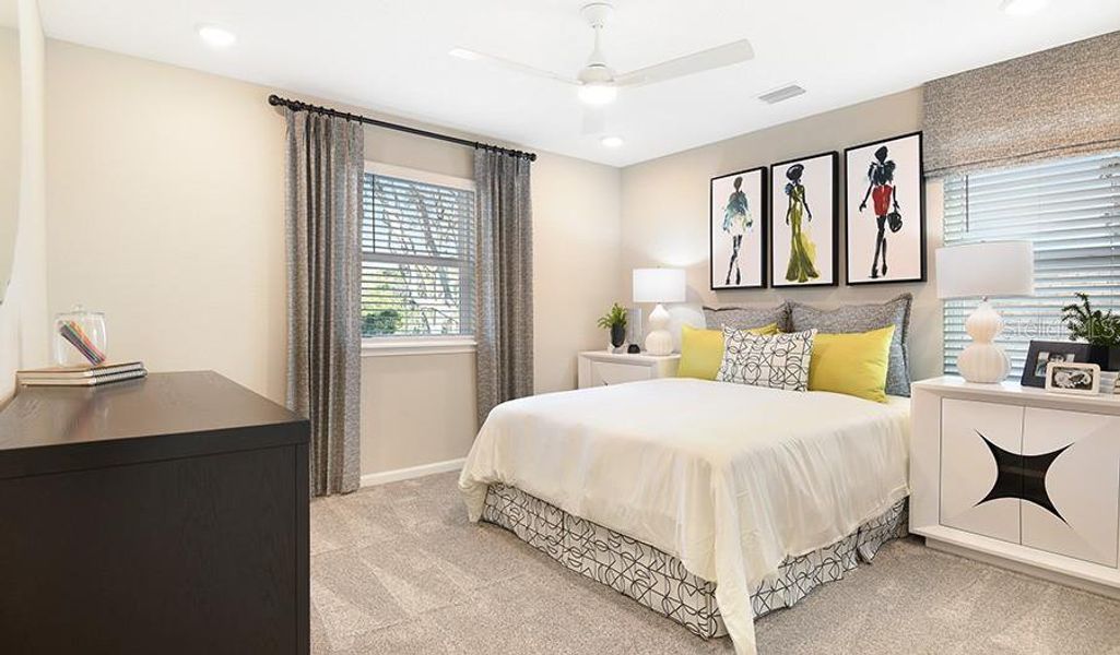 Furnished interior view inside a new home in Seasons at Shores of Lake Dell, Dundee (Image 13).