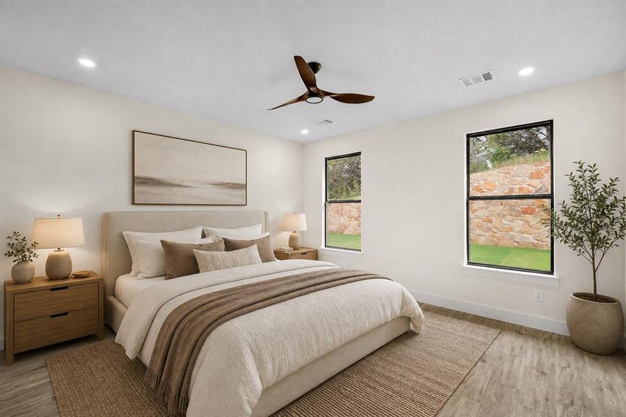 Furnished interior view inside a new home in , Granbury (Image 11).