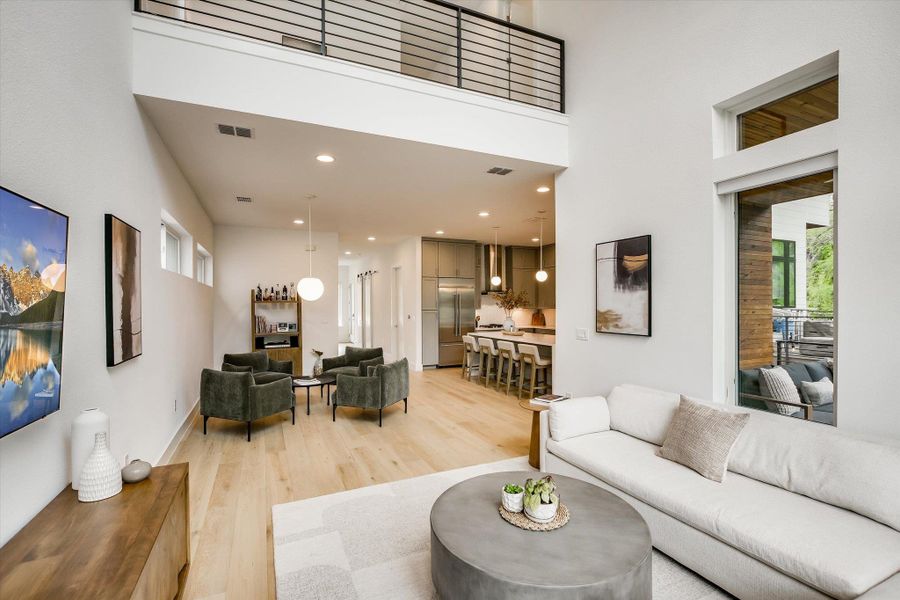 Furnished interior view inside a new home in , Austin (Image 6).