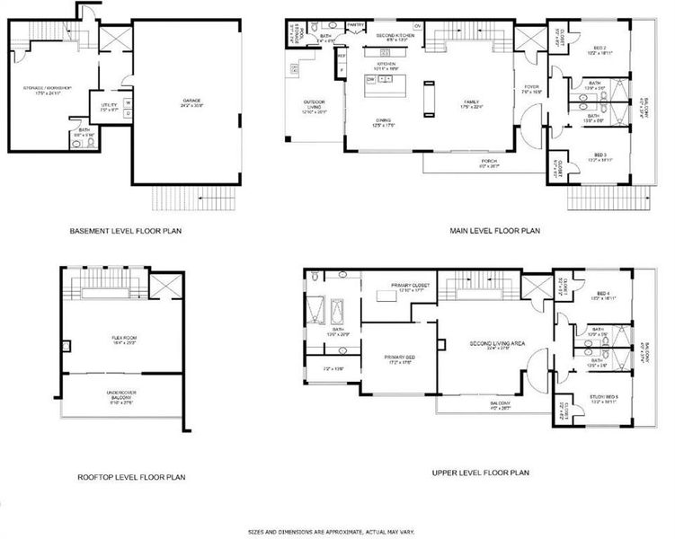 2D floor plan layout of this home in , Dallas, TX (Image 5).
