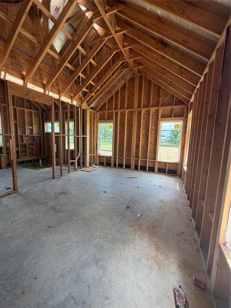 In-progress construction of a new home in , Montgomery, TX (Image 18).