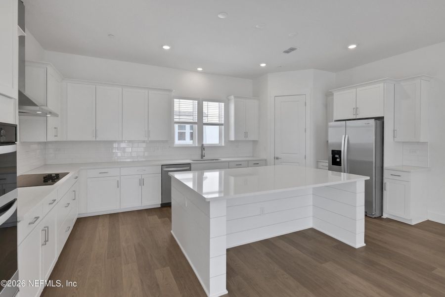 Furnished interior view inside a new home in North Beach Townhomes, Jacksonville Beach (Image 15). Furnished interior view inside a new home in North Beach Townhomes, Jacksonville Beach (Image 15).