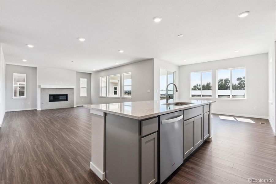 Furnished interior view inside a new home in Prestige Collection at Parkdale Commons, Lafayette (Image 5). Furnished interior view inside a new home in Prestige Collection at Parkdale Commons, Lafayette (Image 5).