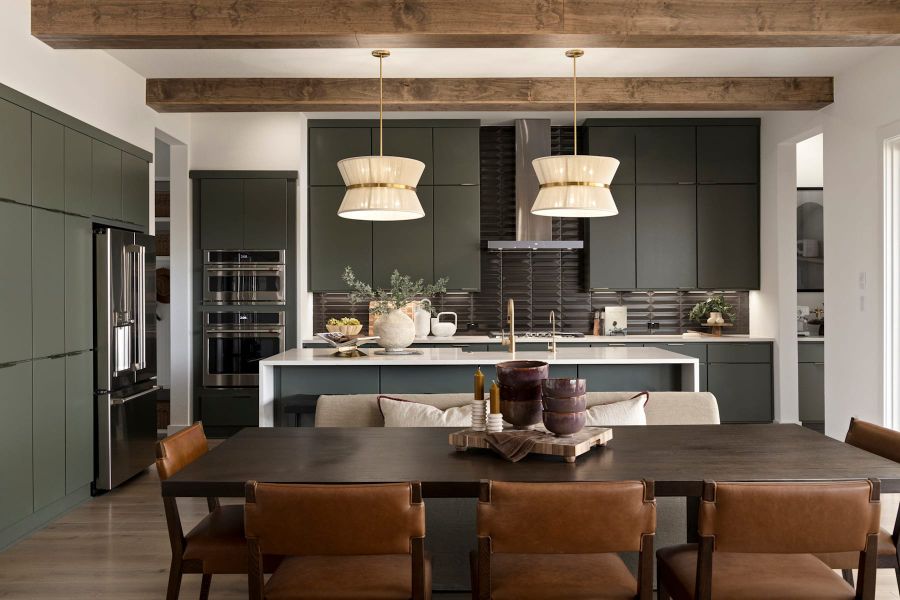 Furnished interior view inside a new home in Lariat, Liberty Hill (Image 18).