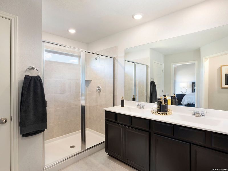 Furnished interior view inside a new home in Comanche Ridge, San Antonio (Image 3).