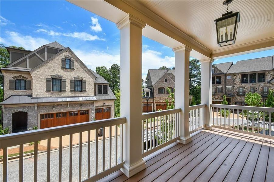 Exterior details and patio area of a home in Laurel View, Suwanee (Image 4).