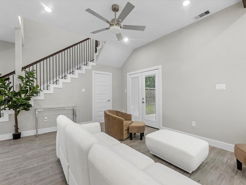 Furnished interior view inside a new home in , Houston (Image 7).