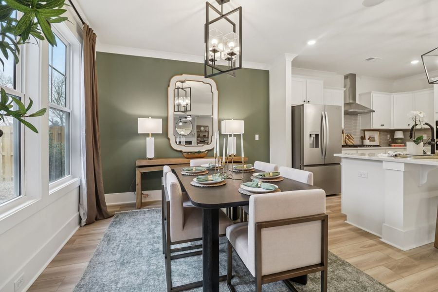 Representative furnished interior of a home built from the Bradley II by Great Southern Homes in Sedona, Greenville (Image 78).
