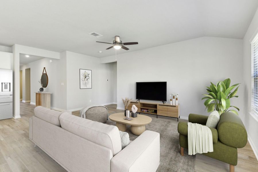 Photo is not of the actual home but is an inspirational photo of builder’s model home and may depict options, furnishings, and/or decorator features that are not included.