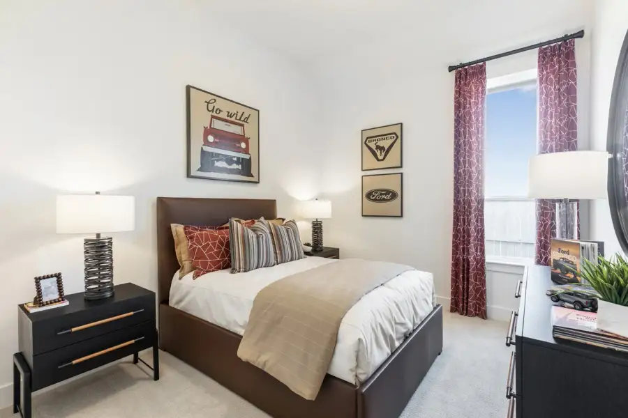 Representative Secondary Bedroom - some options shown