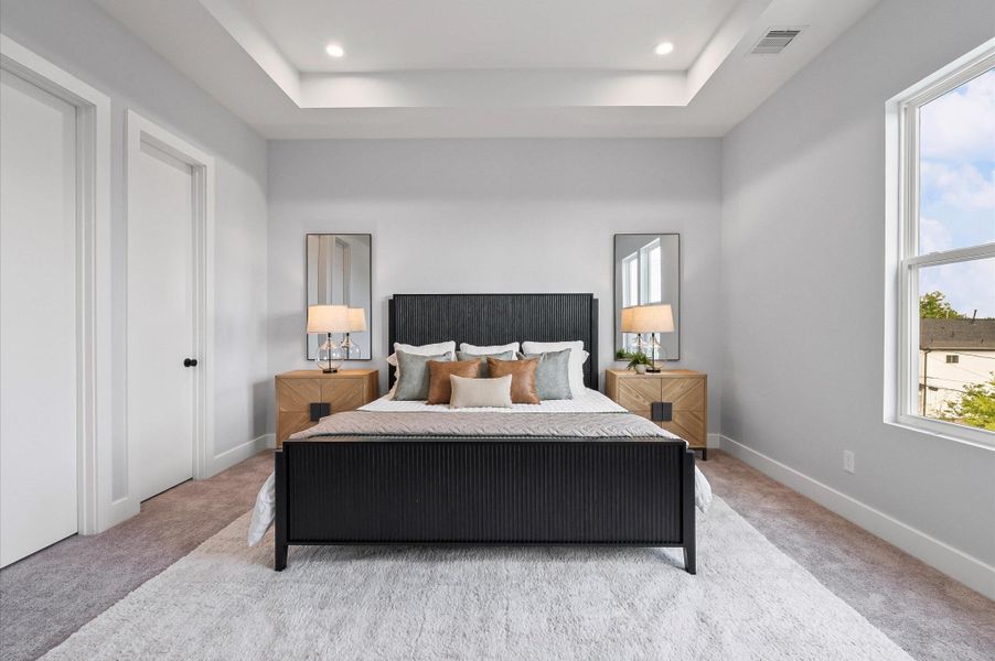 Furnished interior view inside a new home in , Houston (Image 7).