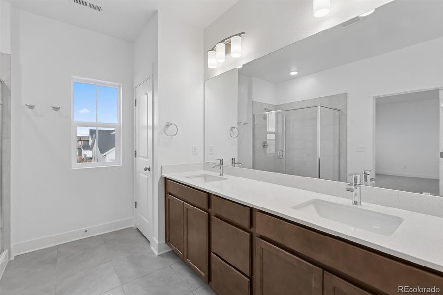 Furnished interior view inside a new home in Painted Prairie Cottage, Aurora (Image 13).
