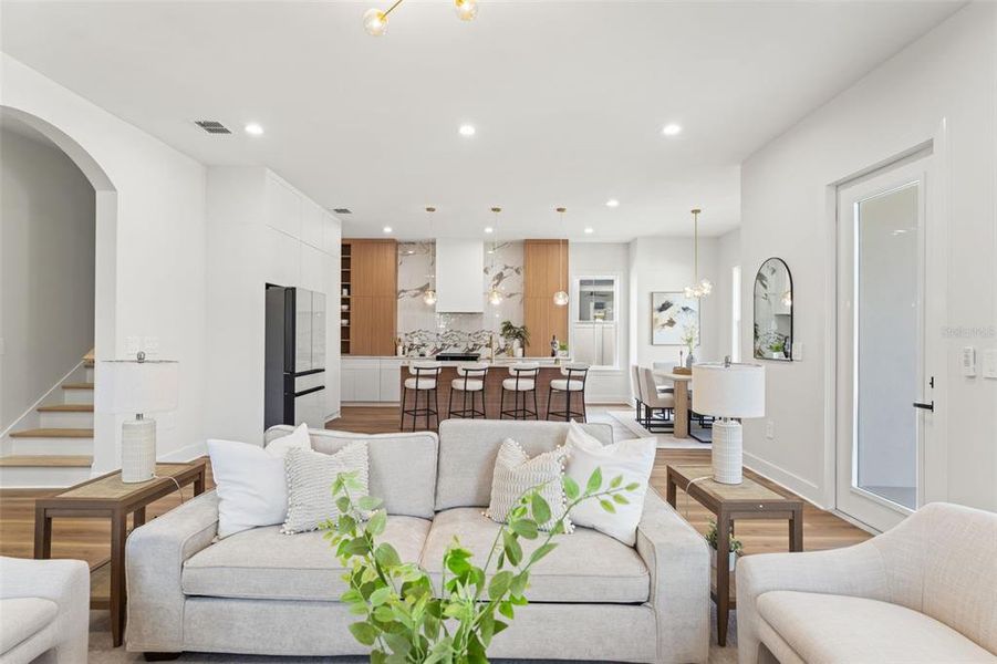 Furnished interior view inside a new home in , Seminole (Image 18).