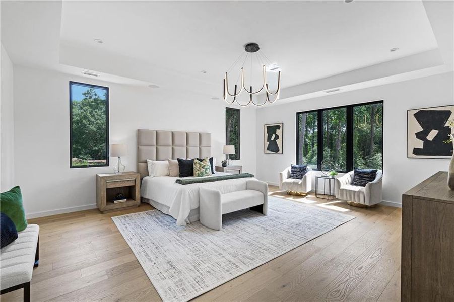 Furnished interior view inside a new home in , Atlanta (Image 14).