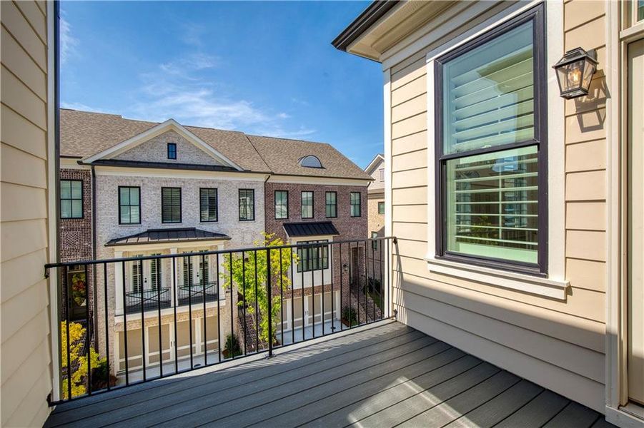 Exterior details and patio area of a home in , Alpharetta (Image 32).