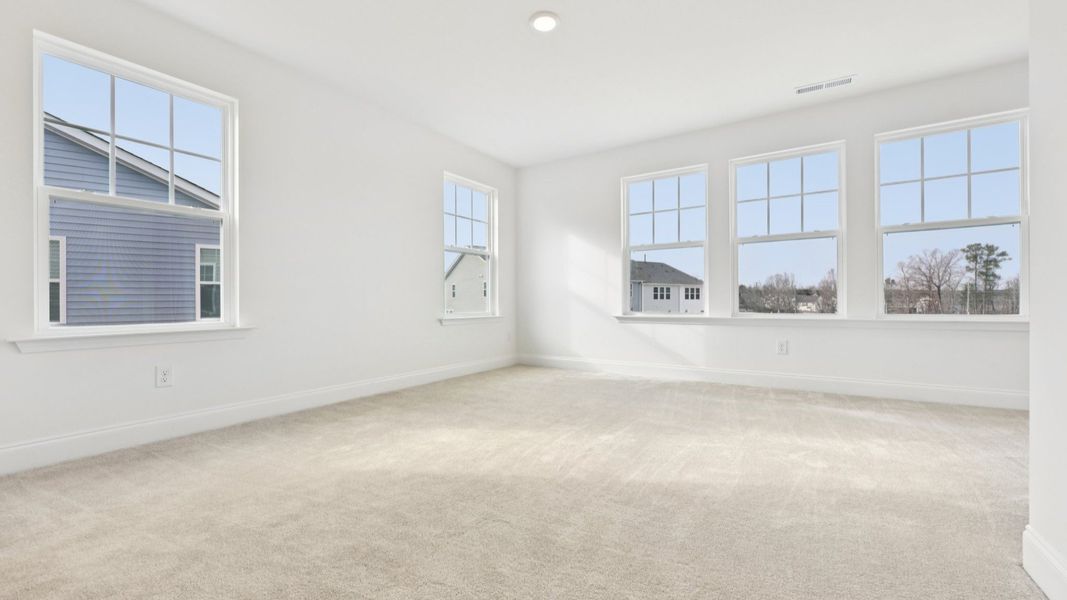 Furnished interior view inside a new home in Battle Bridge, Raleigh (Image 16).