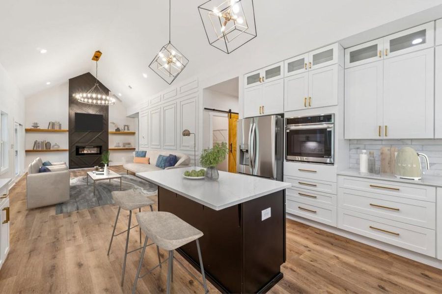 Furnished interior view inside a new home in , Woodstock (Image 10).