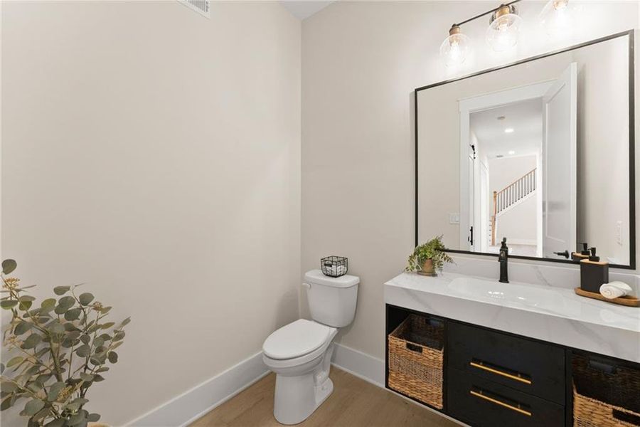 Furnished interior view inside a new home in , Hoschton (Image 36).
