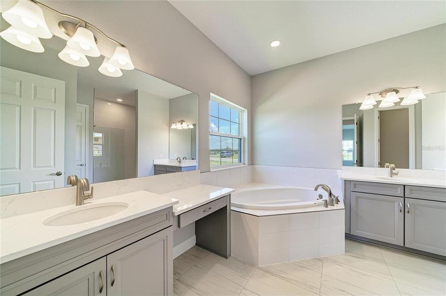 Furnished interior view inside a new home in Mirada, San Antonio (Image 6).