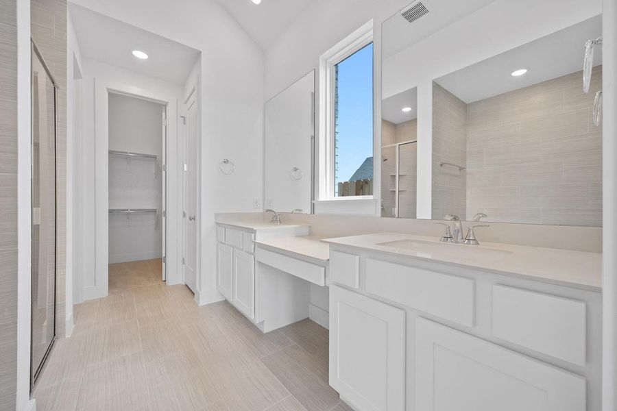 Furnished interior view inside a new home in Lariat, Liberty Hill (Image 8).