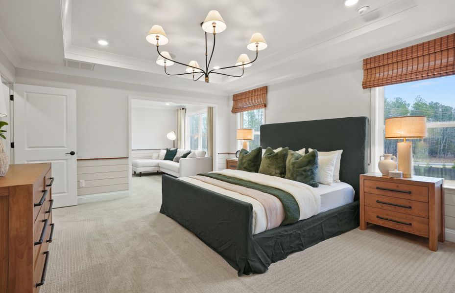 Furnished interior view inside a new home in Elmbrook, Indian Trail (Image 18).