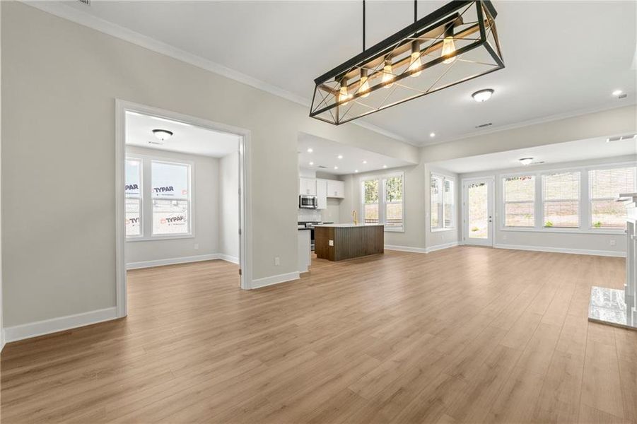 Spacious, unfurnished interior of a new home in Cresswind Georgia at Twin Lakes, Hoschton (Image 25). Spacious, unfurnished interior of a new home in Cresswind Georgia at Twin Lakes, Hoschton (Image 25).