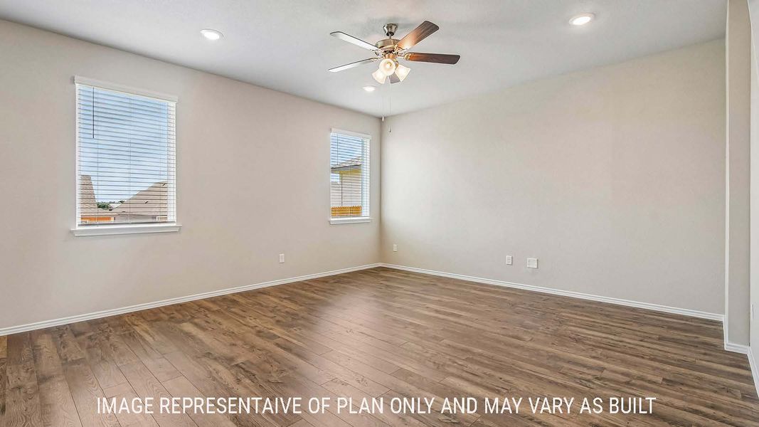 Spacious, unfurnished interior of a new home in Eagles Landing, Waco (Image 18).