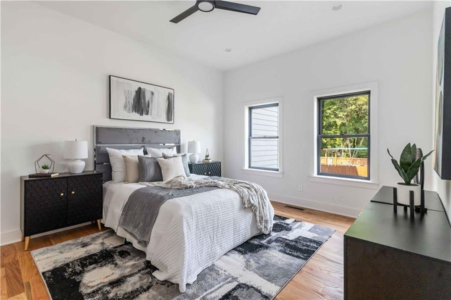 Furnished interior view inside a new home in , Decatur (Image 40).