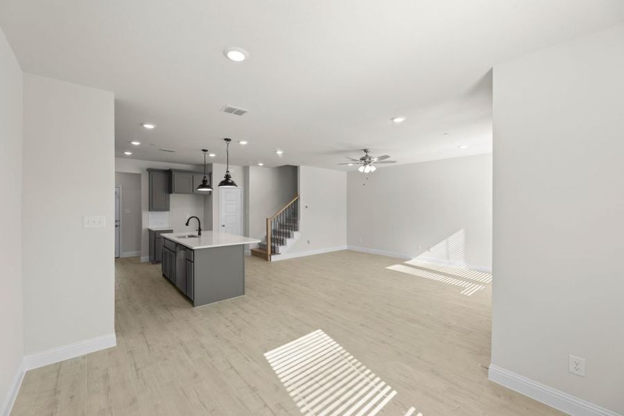 Representative exterior photo of a completed home built from the Whitney by Impression Homes in Timber Ridge, Corinth, TX (Image 9).